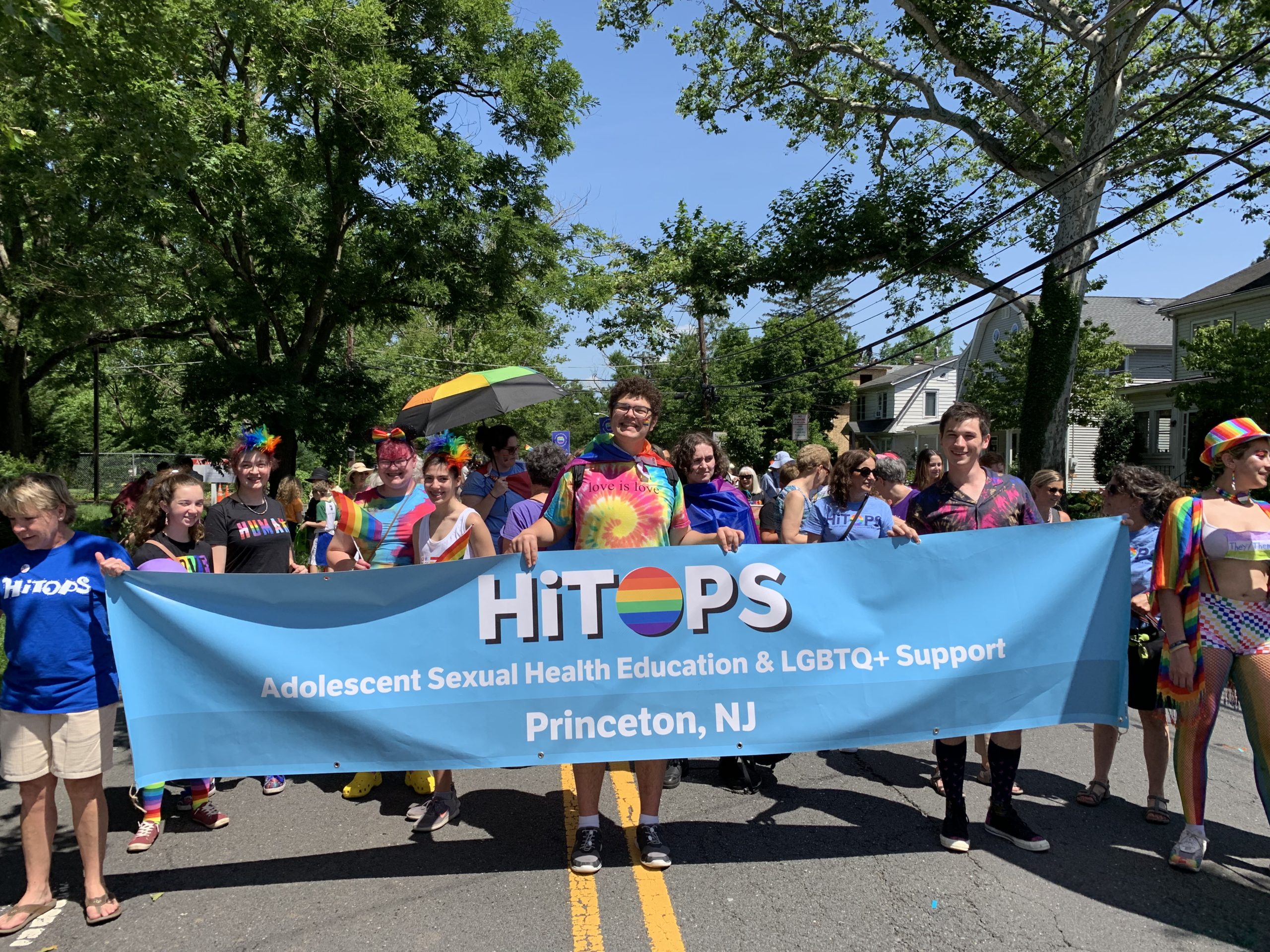 HiTOPS Participates in the Inaugural Princeton Pride Parade HiTOPS